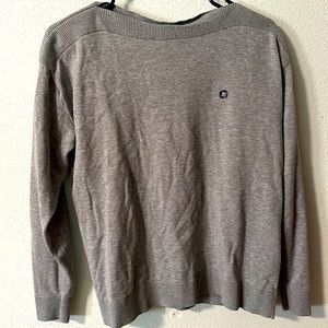 Lands End grey sweater